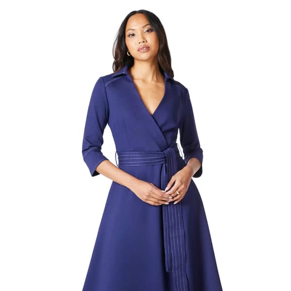 Principles Womens/Ladies Ponte Stitch Detail Midi Dress