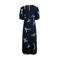 Miniatyrbillede 2 af 3: Weird Fish Womens/Ladies Everly Printed Eco Viscose Dress