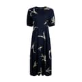 Miniatyrbillede 1 af 3: Weird Fish Womens/Ladies Everly Printed Eco Viscose Dress