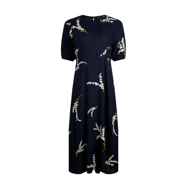 Weird Fish Womens/Ladies Everly Printed Eco Viscose Dress