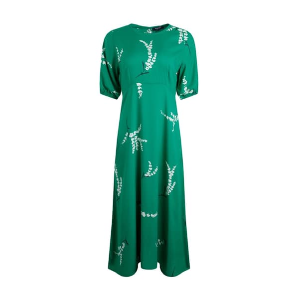 Weird Fish Womens/Ladies Everly Printed Eco Viscose Dress