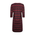 Pikkukuva 2 / 2: Weird Fish Womens/Ladies Amria Striped Organic Cotton Square Neck Dress