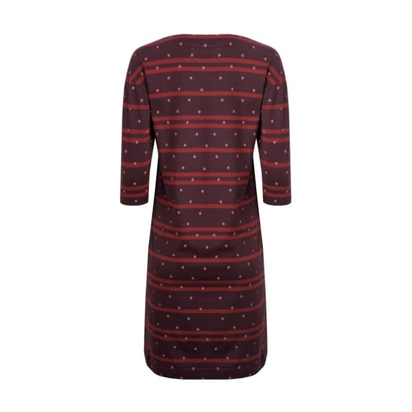 Weird Fish Womens/Ladies Amria Striped Organic Cotton Square Neck Dress