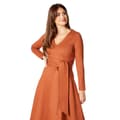 Miniatyrbillede 3 af 3: Principles Womens/Ladies Belted Detail Seams Midi Dress