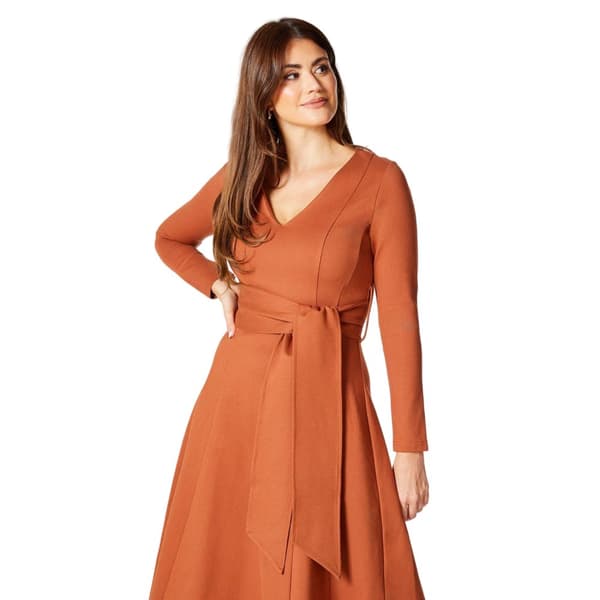 Principles Womens/Ladies Belted Detail Seams Midi Dress