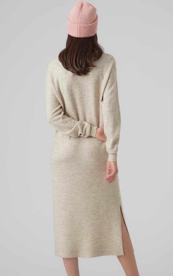 Vero Moda - vmLefile LS Boatneck Calf Dress