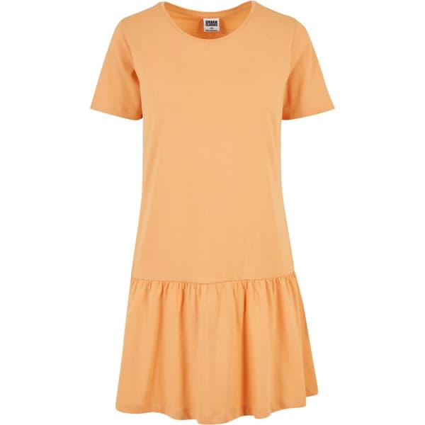 Urban Classics Womens/Ladies Valance T-Shirt Dress Pale Orange XXL