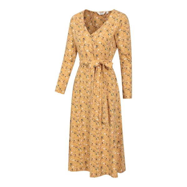 Mountain Warehouse Womens/Ladies Santorini Floral Long-Sleeved Midi Dress