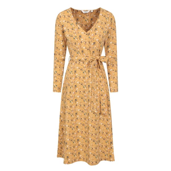 Mountain Warehouse Womens/Ladies Santorini Floral Long-Sleeved Midi Dress