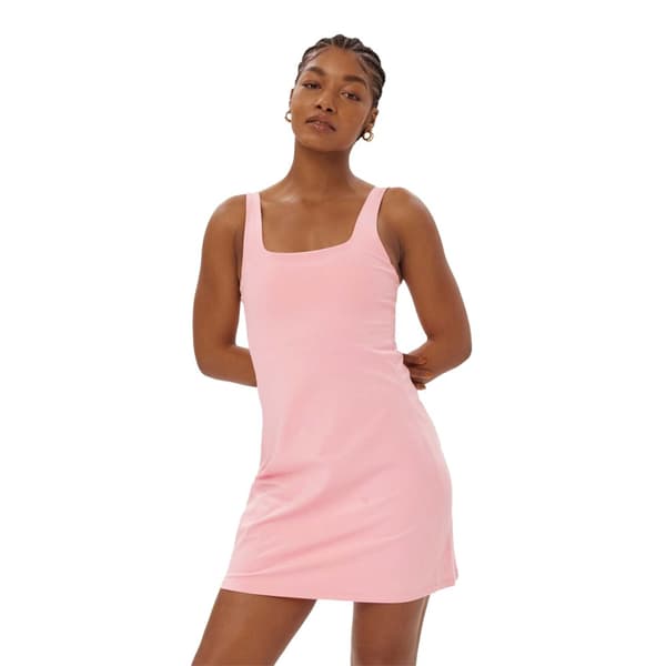 Girlfriend Collective Womens/Ladies Prism Tommy Square Neck Dress