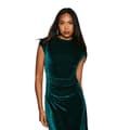Miniatyrbild 3 av 3: Principles Womens/Ladies Velvet Ruched Waist Midi Dress