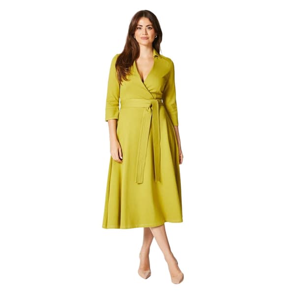 Principles Womens/Ladies Stitched Ponte Waist Tie Midi Dress