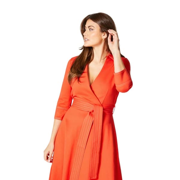 Principles Womens/Ladies Stitched Ponte Waist Tie Midi Dress