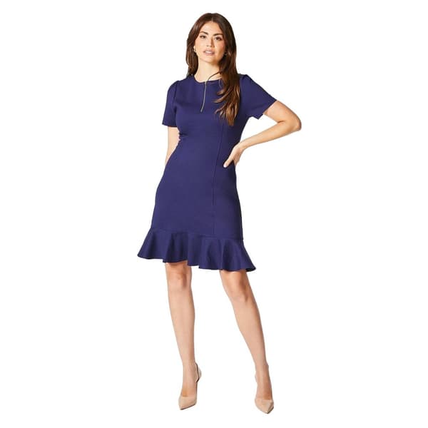 Principles Womens/Ladies Ponte Zip Front Shift Dress