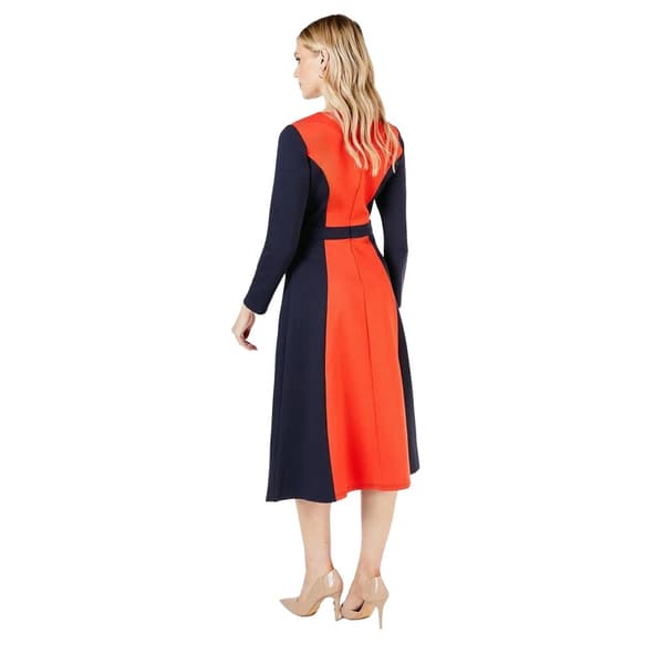Principles Womens/Ladies Colour Block Ponte Belted Midi Dress