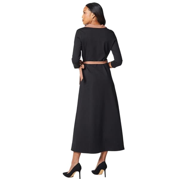 Principles Womens/Ladies Contrast Ponte Wrap Dress