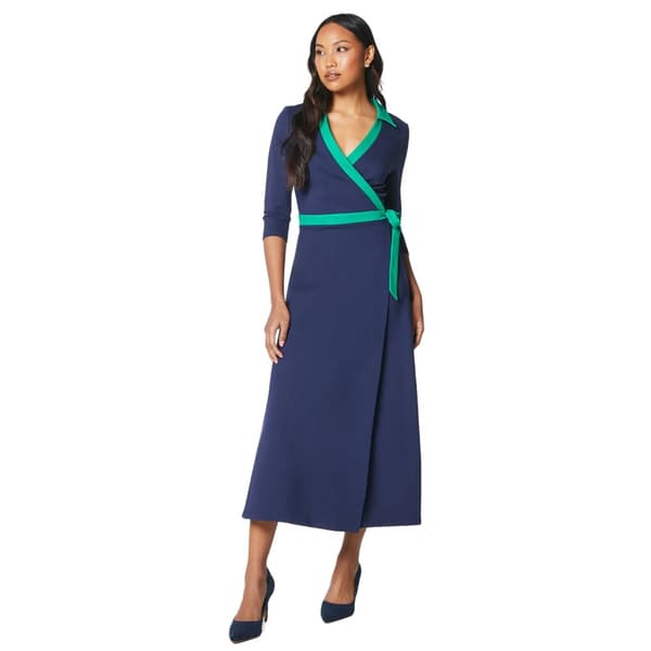 Principles Womens/Ladies Contrast Ponte Wrap Dress