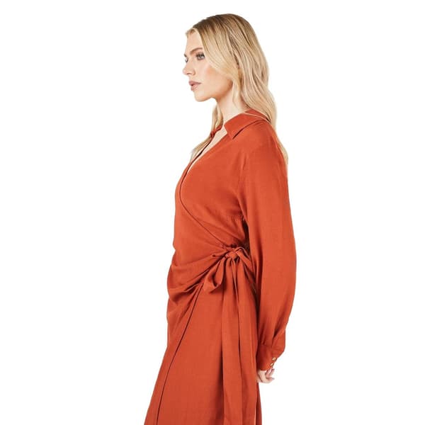 Principles Womens/Ladies Belt Detail Collared Wrap Dress