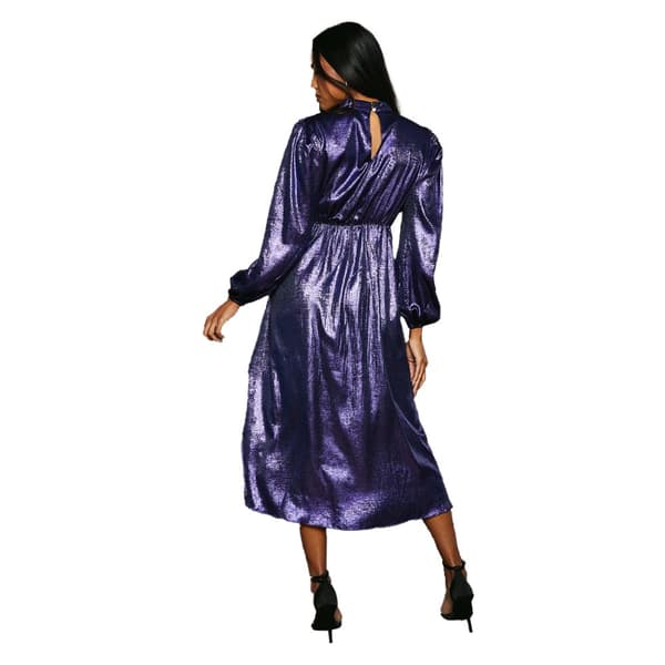 Principles Womens/Ladies Metallic Waist Detail Midi Dress