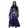 Pikkukuva 1 / 4: Principles Womens/Ladies Metallic Waist Detail Midi Dress