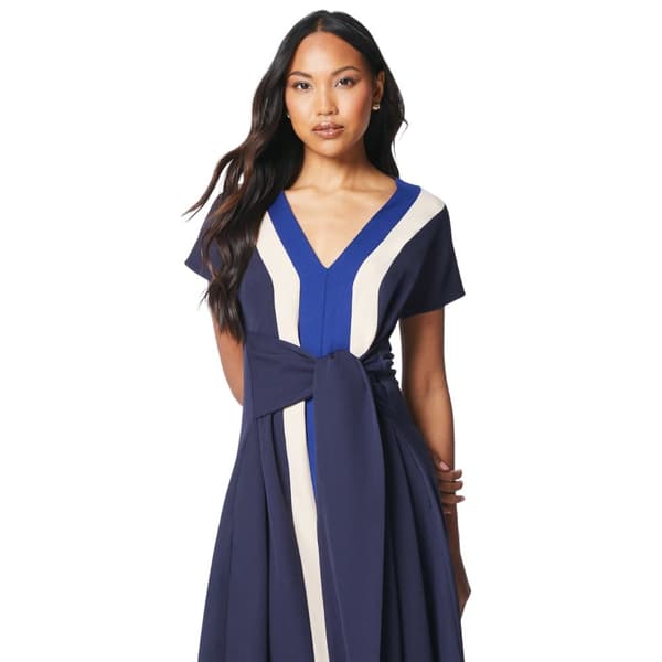 Principles Womens/Ladies Colour Block Tie Belt Midi Dress
