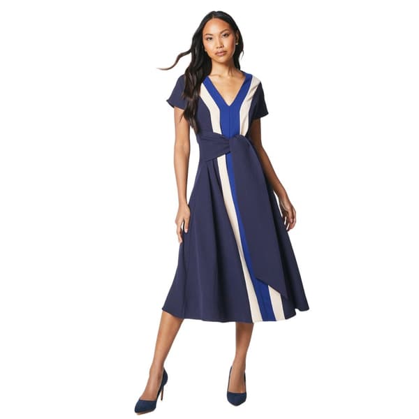 Principles Womens/Ladies Colour Block Tie Belt Midi Dress