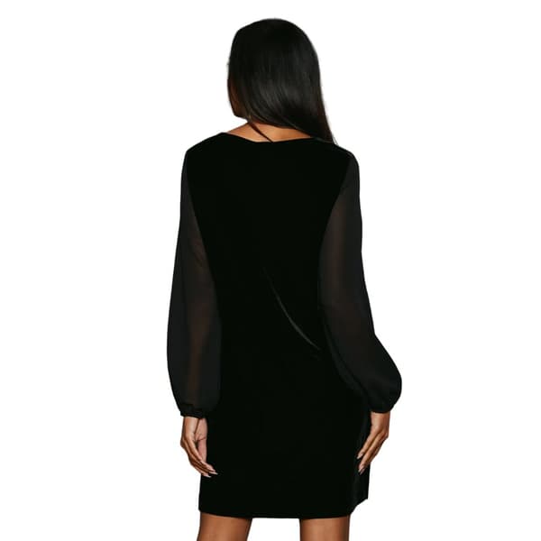 Principles Womens/Ladies Chain Detail Velvet Shift Dress