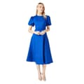 Miniatyrbillede 1 af 3: Principles Womens/Ladies Puff Sleeve Midi Dress