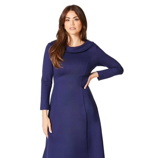 Principles Womens/Ladies Ponte Shawl Collar Midi Dress