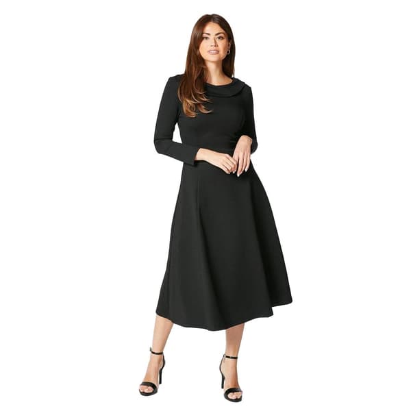 Principles Womens/Ladies Ponte Shawl Collar Midi Dress
