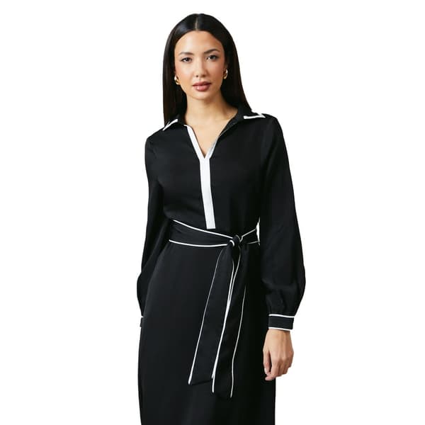 Principles Womens/Ladies Contrast Detail Collared Midi Dress
