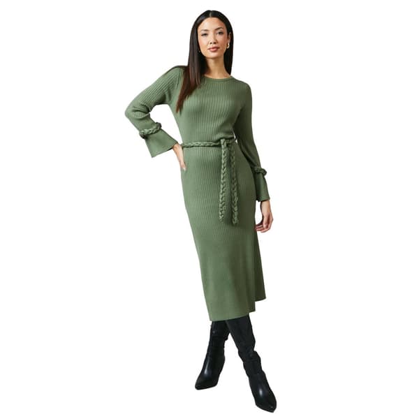 Principles Womens/Ladies Plaited Belted Midi Dress