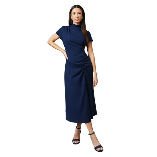 Principles Womens/Ladies Occasion Fitted And Flared Midi Dress Navy 16 UK