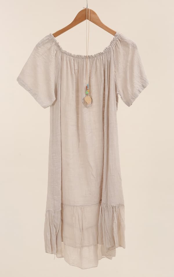 Chana - Klänning TU326 Singoalla Beige One Size
