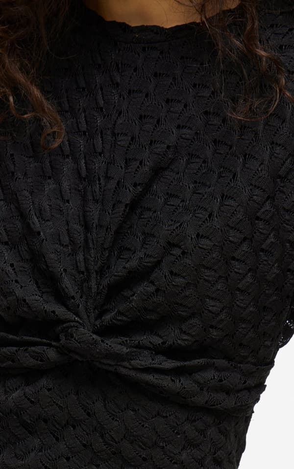 Vila - Visolira O-neck SS Midi Dress