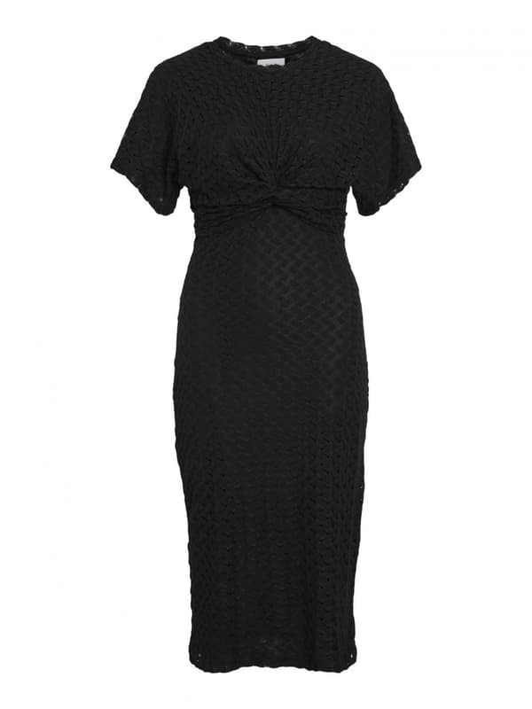 Vila - Visolira O-neck SS Midi Dress