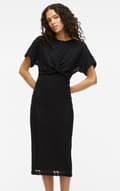 Miniatyrbild 1 av 4: Vila - Visolira O-neck SS Midi Dress