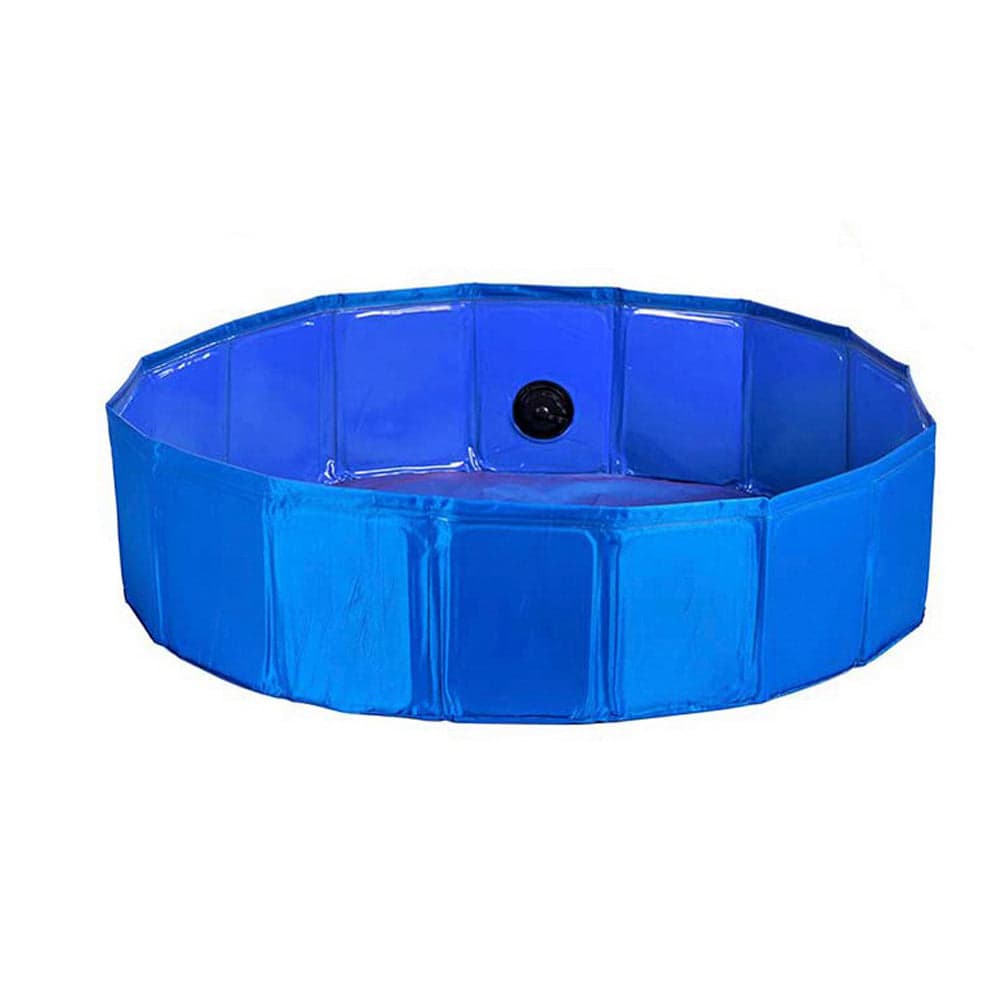 Detachable Pool Pets Blue Polyester Plastic (120 x 30 x 120 cm)