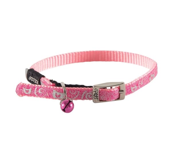 Kattehalsbånd Catz Sparklecat, rosa, Rogz