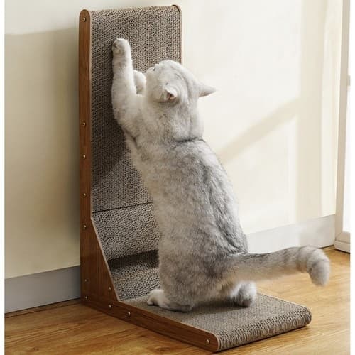 Hjørneformet katteskraber med kugle - 60x40,5x25 cm