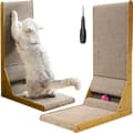 Miniatyrbillede 1 af 11: Hjørneformet katteskraber med kugle - 60x40,5x25 cm
