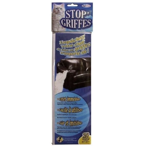 Stop'Griffes-remsor - MUZO - x24 - Transparenta - Reptåliga - Ofarliga för djur