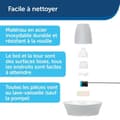 Pikkukuva 4 / 6: PetSafe StreamSide keraaminen lemmikkien juomalähde 1,8 l - ihanteellinen kissoille ja pienille koirille, hiljainen, vesi