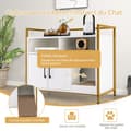 Miniatyrbillede 5 af 8: Kattebakke møbelfurniture, 89x45x74.5 cm, hvid