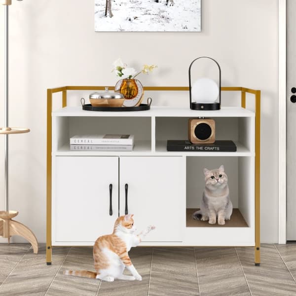 Kattebakke møbelfurniture, 89x45x74.5 cm, hvid