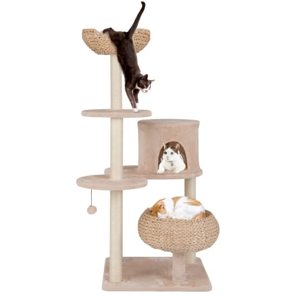 Kattträd, 60x57x146 cm, Beige