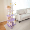 Miniatyrbillede 3 af 8: Katte tårn, Multi-level Katte tårn med Sisal Covered Kradsestolper-M