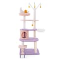 Miniatyrbillede 1 af 8: Katte tårn, Multi-level Katte tårn med Sisal Covered Kradsestolper-M