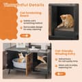 Miniatyrbillede 3 af 8: Kattebakke møbelfurniture, 90x50x54 cm, Sort + Natur