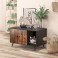 Miniatyrbillede 8 af 8: Kattebakke møbelfurniture, 90x50x54 cm, Sort + Natur